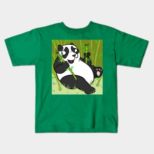 Happy Panda Kids T-Shirt